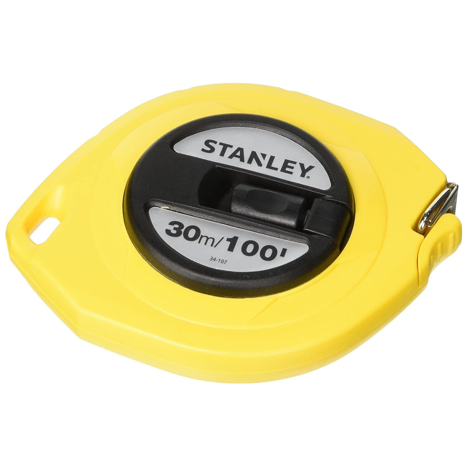 Stanley - Ruban à Mesurer en Acier, Longueur de 100 Pieds/ 30 Mètres, Jaune - Simple Boutique