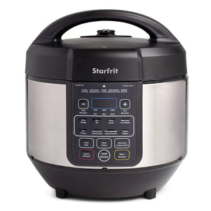 Starfrit - Autocuiseur avec 11 Fonctions de Cuisson, Capacité de 8 Litres, 1200 Watt, Acier Inoxydable - Simple Boutique