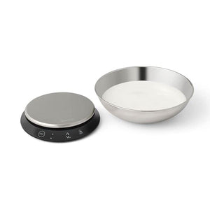 Starfrit - Balance de Cuisine Numérique avec Bol en Acier Inoxydable, Noir - Simple Boutique