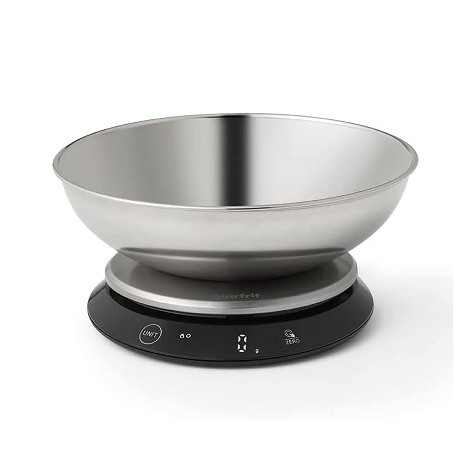 Starfrit - Balance de Cuisine Numérique avec Bol en Acier Inoxydable, Noir - Simple Boutique