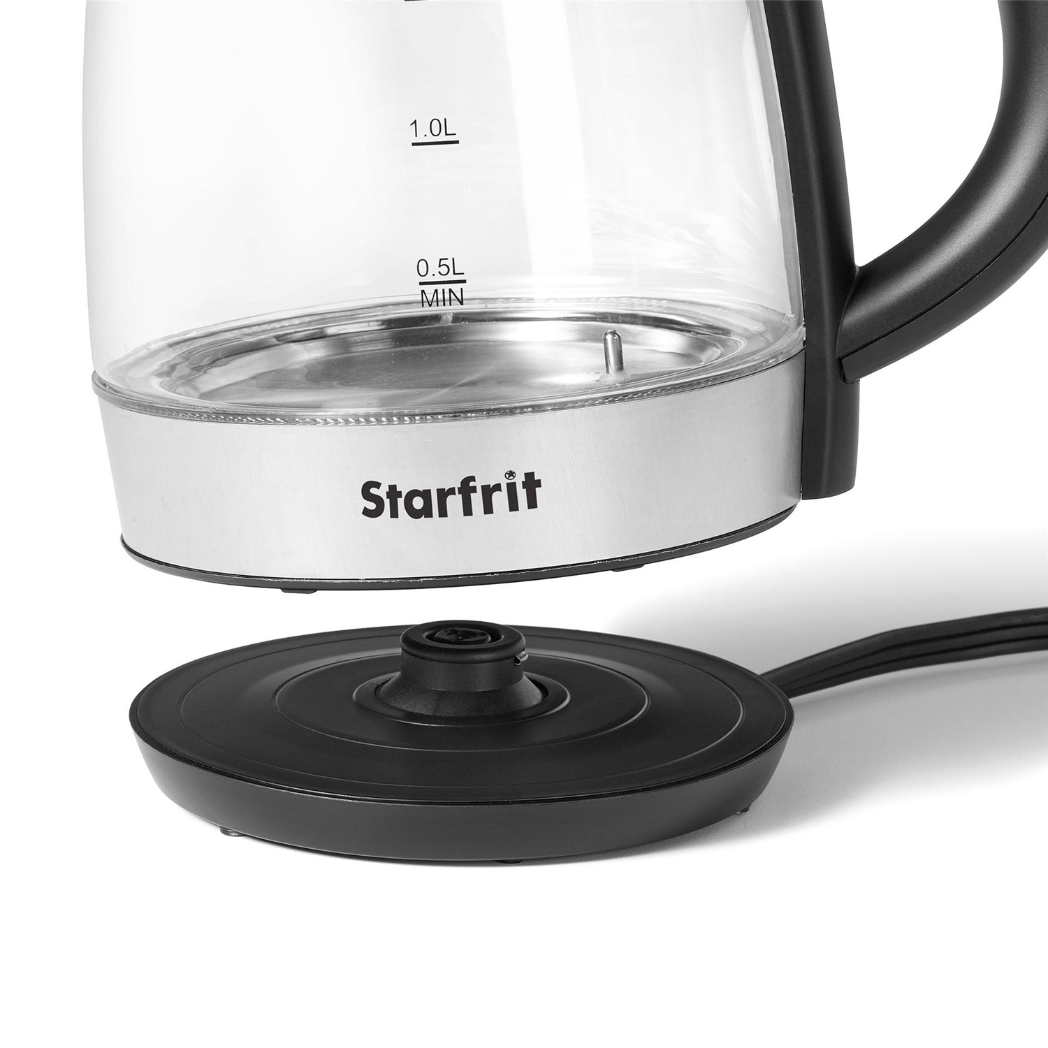 Starfrit - Bouilloire Électrique en Verre, Capacité de 1.7 Litre, 1500 Watts, Acier Inoxydable - Simple Boutique