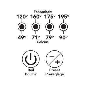 Starfrit - Bouilloire Électrique en Verre, Capacité de 1.7 Litre, 1500 Watts, Acier Inoxydable - Simple Boutique