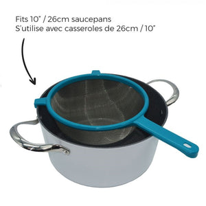 Starfrit - Ensemble de 2 Passoires, Diamètre de 15cm et 20 cm, Filet en Acier Inoxydable - Simple Boutique