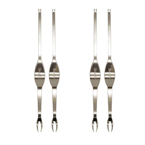 Starfrit - Ensemble de 4 Fouchettes à Fruits de Mer et Crustacés, Design Ergonomique, Fait en Acier Inoxydable - Simple Boutique