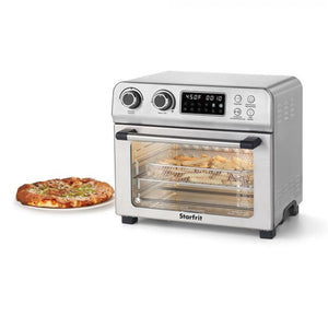 Starfrit - Four à Convection avec Friteuse à Air Chaud, 10 Modes De Cuisson, 1700 Watts, Acier Inoxydable - Simple Boutique