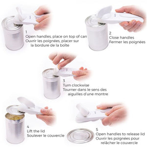 Starfrit - Ouvre Boite Manuel Little Beaver, Blanc - Simple Boutique