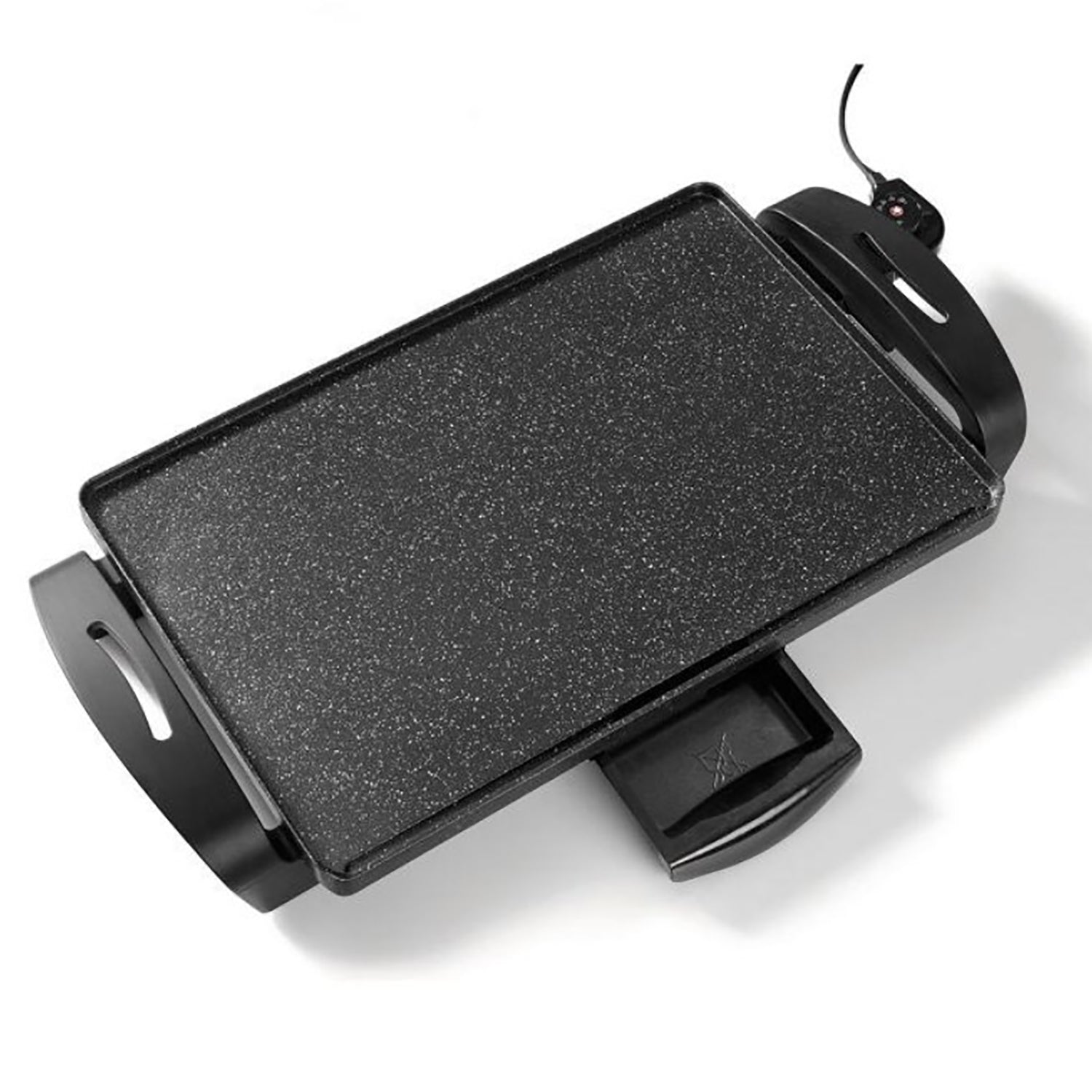 Starfrit - Plaque de Cuisson Électrique The Rock, 18.8" x 13", Surface Antiadhésive, Noir - Simple Boutique