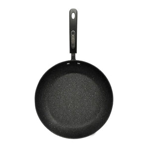 Starfrit - Poêle à Frire The Rock, Diamètre de 11", Revêtement Antiadhésif, Noir - Simple Boutique