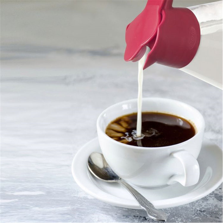 Starfrit - Verseur à Sirop Anti-Goutte, Capacité de 600ml, Rouge - Simple Boutique