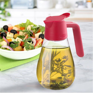 Starfrit - Verseur à Sirop Anti-Goutte, Capacité de 600ml, Rouge - Simple Boutique