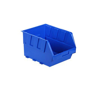 StorageTek - Stackable Plastic Bin 05mm x 162mm x 76mm (4.1 '' x 6.4 '' x 3 ''), Blue - Simple Boutique