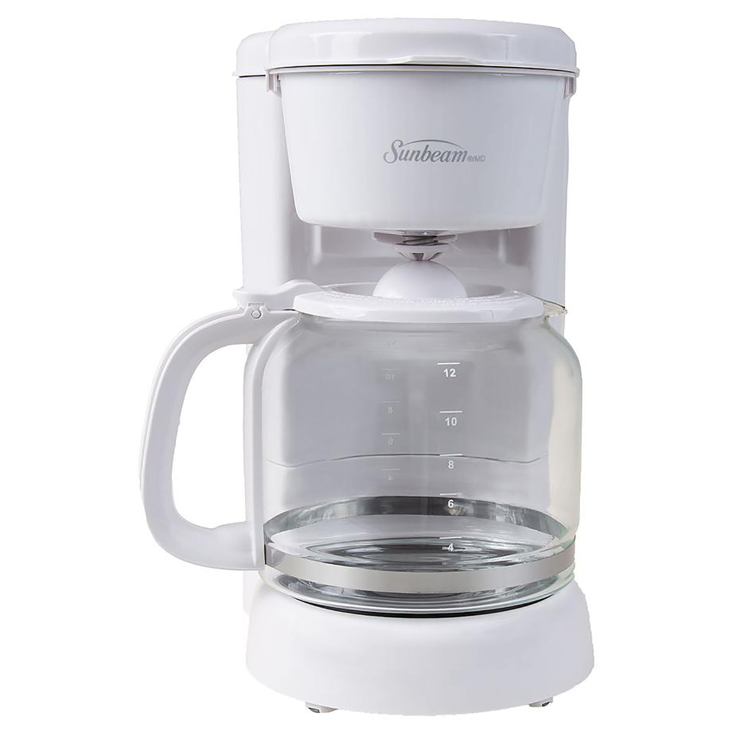 Sunbeam - Cafetière Brew Me avec une Capacité de 12 Tasses, Blanc - Simple Boutique