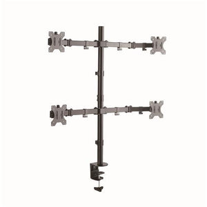 Support De Bureau 4 Bras Articulés Pour Tvs / Moniteurs 13" À 27" Avec Serre - Simple Boutique