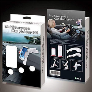 Support De Voiture Pour Téléphone Cellulaire Universel 3 En 1 Pour Ventilation / Support Magnétique / Support Tableau De Bord - Noir - Simple Boutique