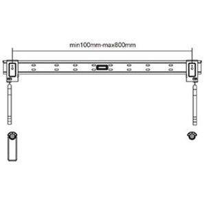 Support Mural Ultra-Mince fixe pour écrans LED 42 à 70 po - Simple Boutique