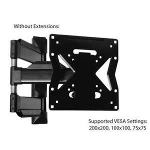 Support Mural universel bras articulé LED LCD PLASMA 19-52" SLIM - Simple Boutique
