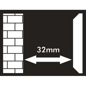 Support Mural universel fixe HDTV LED LCD PLASMA 30"-63" Argent - Simple Boutique