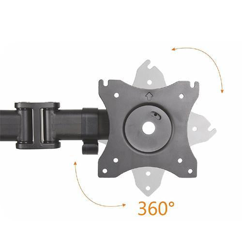 Support de bureau 2 bras articulé pour 2 Moniteurs 13 - 27 po - Simple Boutique