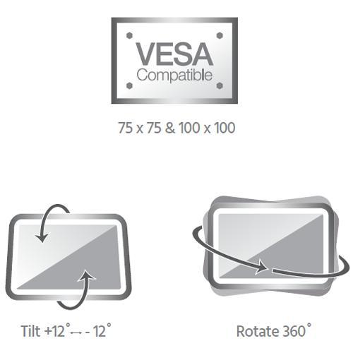 Support de bureau articulé avec base pour 3 Moniteurs de 15" à 30" - Simple Boutique