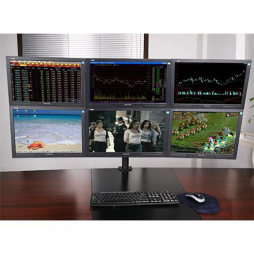 Support de bureau articulé pour 6 moniteurs 13 - 24 po - Simple Boutique