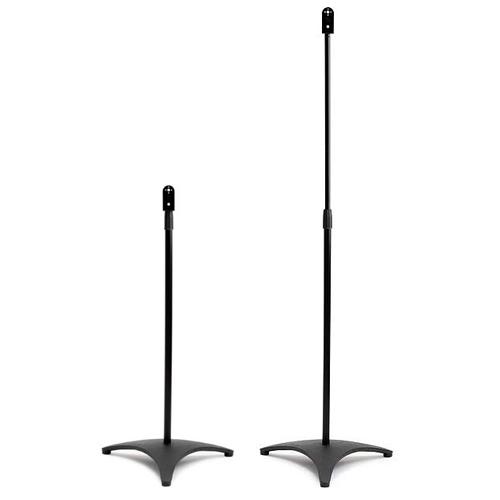 Support de haut-parleurs pieds extensibles 20"-35" noir paire - Simple Boutique