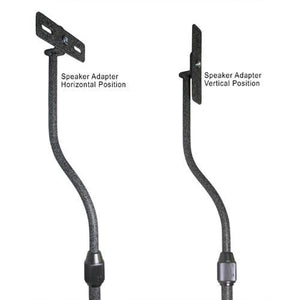 Support de haut-parleurs pieds extensibles 31.8-41.7" noir paire - Simple Boutique