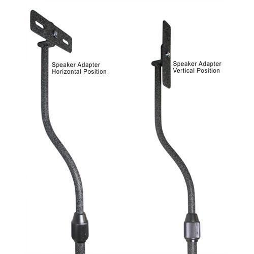 Support de haut-parleurs pieds extensibles 31.8-41.7" noir paire - Simple Boutique