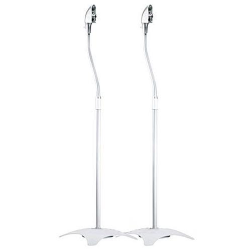 Support de haut-parleurs sur pieds extensibles argent (Kit de 2) - Simple Boutique