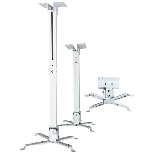 Support pour projecteur extensible mur / plafond Blanc max44lbs - Simple Boutique