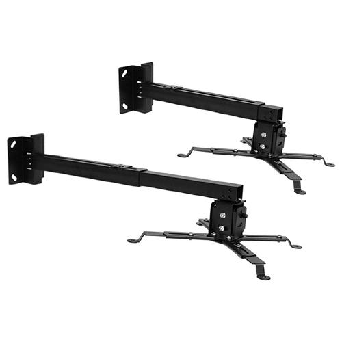 Support pour projecteur extensible mur / plafond Noir max 44lbs - Simple Boutique