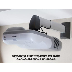 Support projecteur extensible pour le mur Noir max 44lbs - Simple Boutique