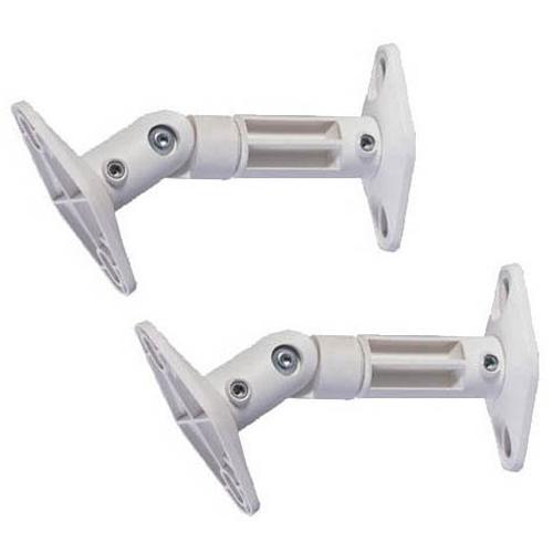 Supports haut-parleurs satellite articulé kit de 2 Blanc - Simple Boutique