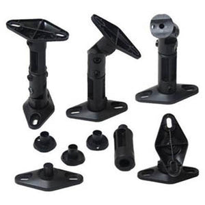 Supports haut-parleurs satellite articulé kit de 5 Noir - Simple Boutique