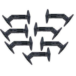 Supports haut-parleurs satellite articulé kit de 7 Noir - Simple Boutique