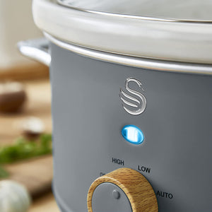 Swan Nordic - SF17021GRYN - Mijoteuse 3.5L Gris - Simple Boutique