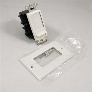 SyncSound SS-VC75I-S-W Contrôle De Volume Mural À Glissière Avec Adaptation D'impédance 75 Watts Blanc - Simple Boutique