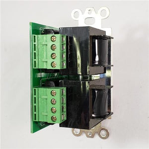 SyncSound SS-VC75I-S-W Contrôle De Volume Mural À Glissière Avec Adaptation D'impédance 75 Watts Blanc - Simple Boutique