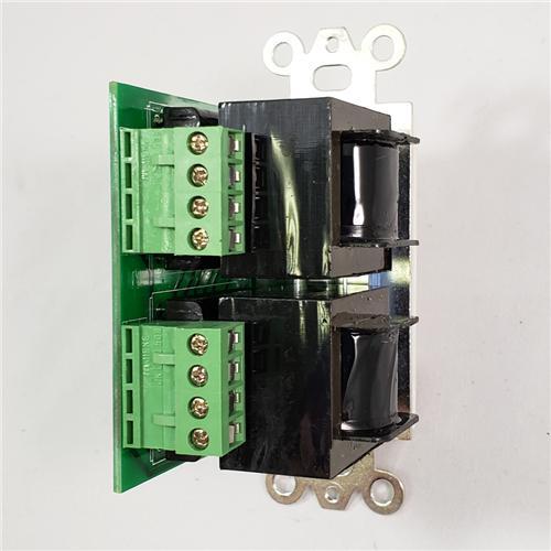 SyncSound SS-VC75I-S-W Contrôle De Volume Mural À Glissière Avec Adaptation D'impédance 75 Watts Blanc - Simple Boutique