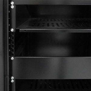 SyncSystem SSYS-RACK-21, Cabinet de Serveur 21U avec Porte Avant Vitrée, Noir - Simple Boutique