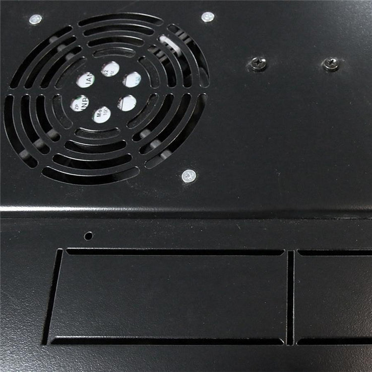 SyncSystem SSYS-RACK-21, Cabinet de Serveur 21U avec Porte Avant Vitrée, Noir - Simple Boutique