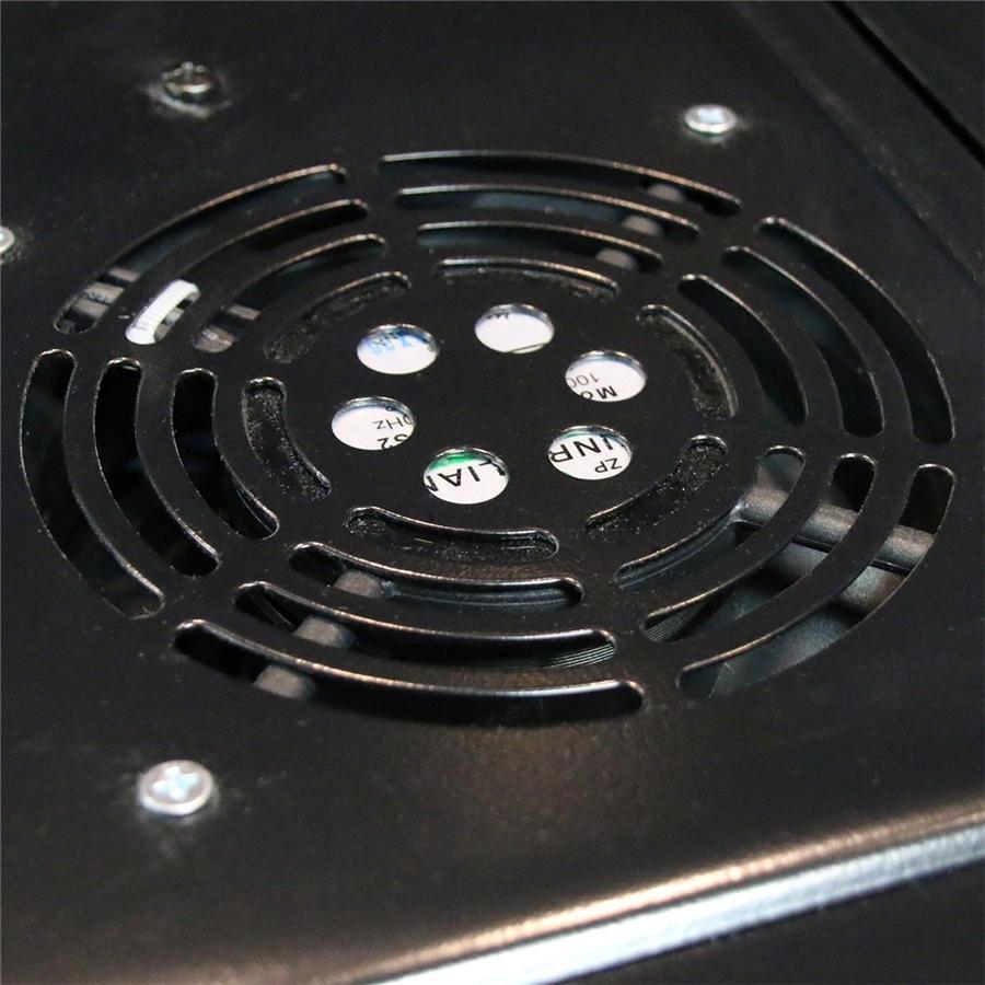 SyncSystem SSYS-RACK-21, Cabinet de Serveur 21U avec Porte Avant Vitrée, Noir - Simple Boutique