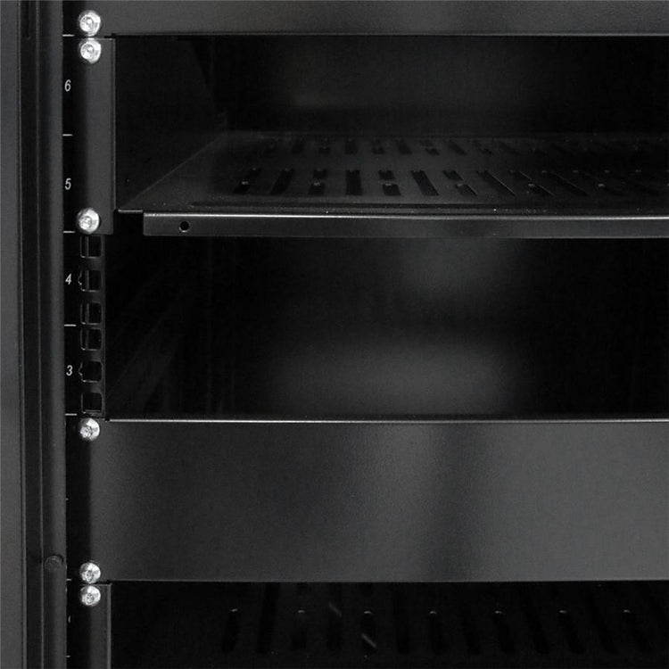 SyncSystem SSYS-RACK-42 Cabinet de Serveur / Rack AV 42U avec Porte en Verre, Noir - Simple Boutique