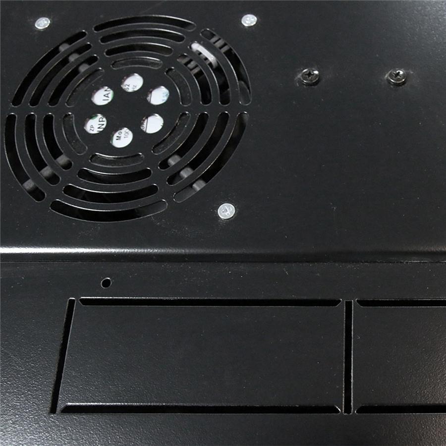 SyncSystem SSYS-RACK-42 Cabinet de Serveur / Rack AV 42U avec Porte en Verre, Noir - Simple Boutique