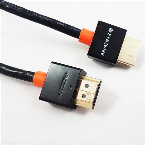 SyncWire Câble HDMI 2.0 Haute Vitesse Ultra-Mince 4K 50/60Hz CL3/FT4 - 1.5m - Simple Boutique