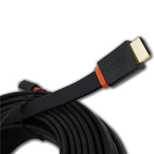 SyncWire Câble HDMI Plat Professionnel Haute Vitesse 2.0 4K 50/60Hz CL3/FT4 Noir Grandeurs de 10m - Simple Boutique