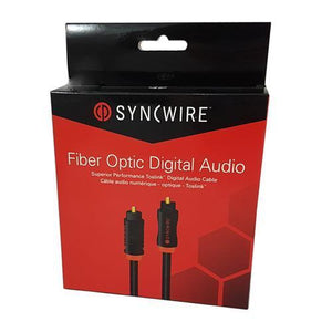 SyncWire Câble Toslink Audio Fibre Optique Premium Professionnel 2m - Simple Boutique