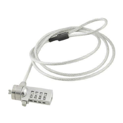 Système câble acier verrouillage ordinateur portable 4 chiffres - Simple Boutique