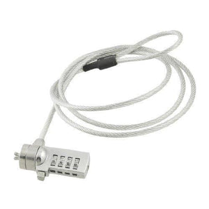 Système câble acier verrouillage ordinateur portable 4 chiffres - Simple Boutique