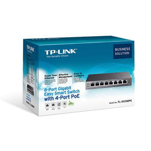 TP-LINK SWITCH DE BUREAU 8 PORTS 10/100/1000MBPS - BOÎTIER MÉTAL TL-SG108 - Simple Boutique