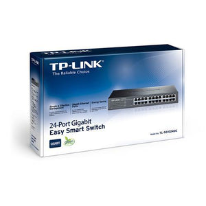 TP-LINK SWITCH RACKABLE/DE BUREAU GIGABIT 24 PORTS TL-SG1024D - Simple Boutique